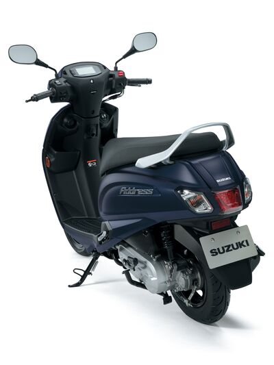 NEW Suzuki Address 125 - Metallic Matt Stellar Blue (YUA) | New Suzuki Scooters | Two Wheel Centre Mansfield Ltd