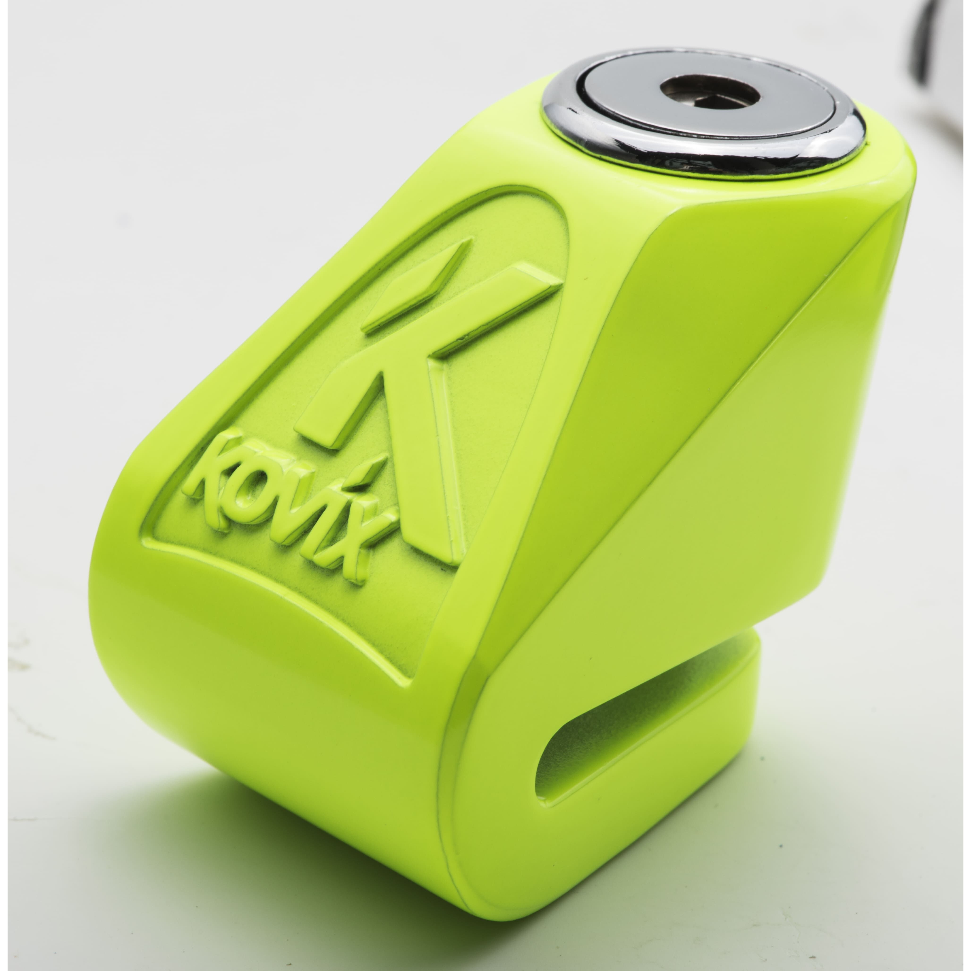 Kovix Mini Series Disc Lock 6mm Pin Fluo Green Kovix Motorcycle