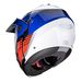 Caberg Tourmax Flip Front Adventure Helmet - Titan White / Blue / Red | Caberg Helmets at Two Wheel Centre