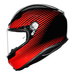 AGV Helmets - AGV K6 Rush - Black Red