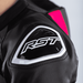 RST Tractech Evo 4 Ladies Leather Motorcycle Suit - Black / Pink / Grey