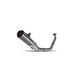 Scorpion Red Power Full Exhaust System - Yamaha MT125 (2021 - Current) - Stainless Steel