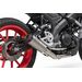 Scorpion Red Power Full Exhaust System - Yamaha MT125 (2021 - Current) - Titanium