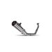 Scorpion Red Power Full Exhaust System - Yamaha MT125 (2021 - Current) - Titanium