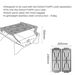 Oxford Stainless Steel Grill for Fire Pit