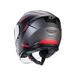Caberg Flyon II Boss - Matt Grey/Red/Black | Caberg Helmets at Two Wheel Centre | Free UK Delivery