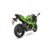 Scorpion Serket Taper Race System Full System Exhaust - Kawasaki Ninja 400 (2018 - 2023) - Carbon Fibre
