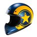HJC V60 Nyx - Blue/Yellow | HJC Motorcycle Helmets | Two Wheel Centre Mansfield Ltd