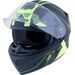 Duchinni D938 Flip Front Helmet - Matt Black/Neon | Duchinni Motorcycle Helmets | Two Wheel Centre Mansfield Ltd