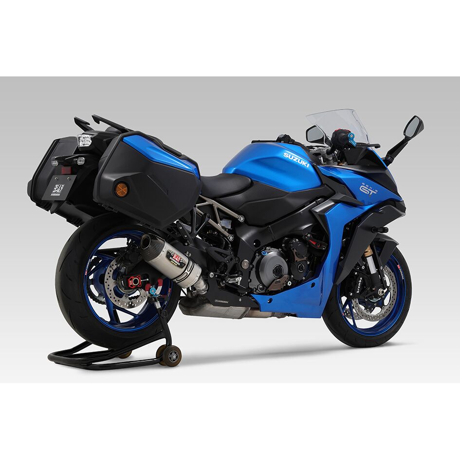 Yoshimura Matt Stainless R-77S Slip On Kit for Suzuki GSX-S1000